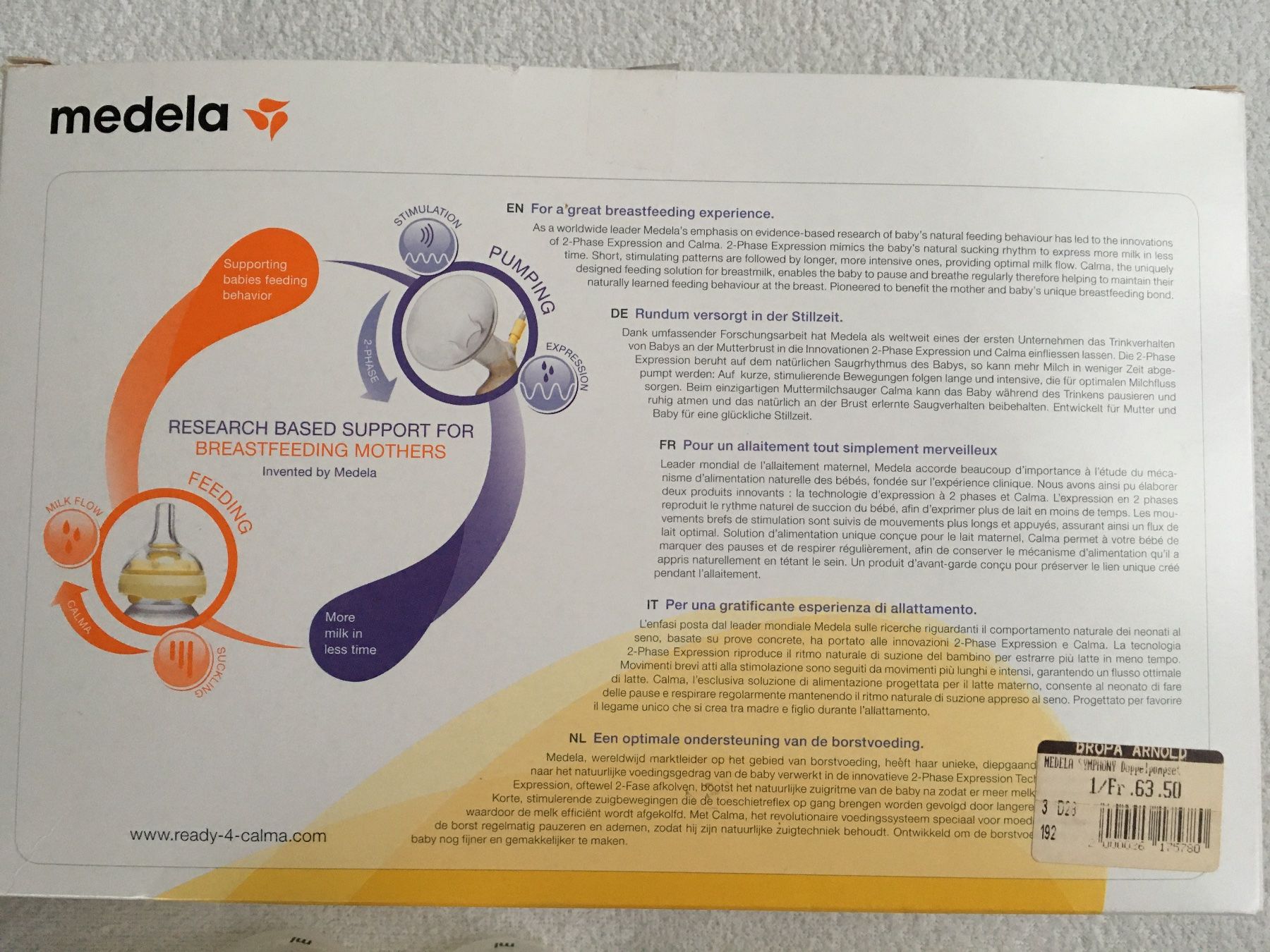 Medela Accessori per l’allattamento: Medela Symphony Doppelpumpset – Usato da Grenchen venduto da Tirana 3