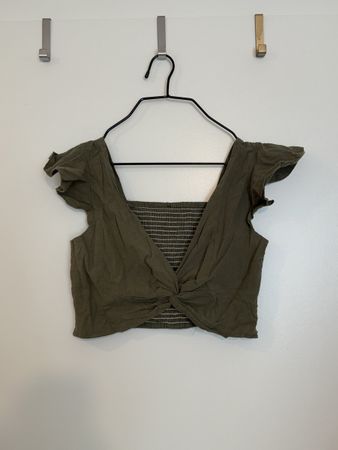 Crop Top Khaki (SHEIN, Gr. 36)