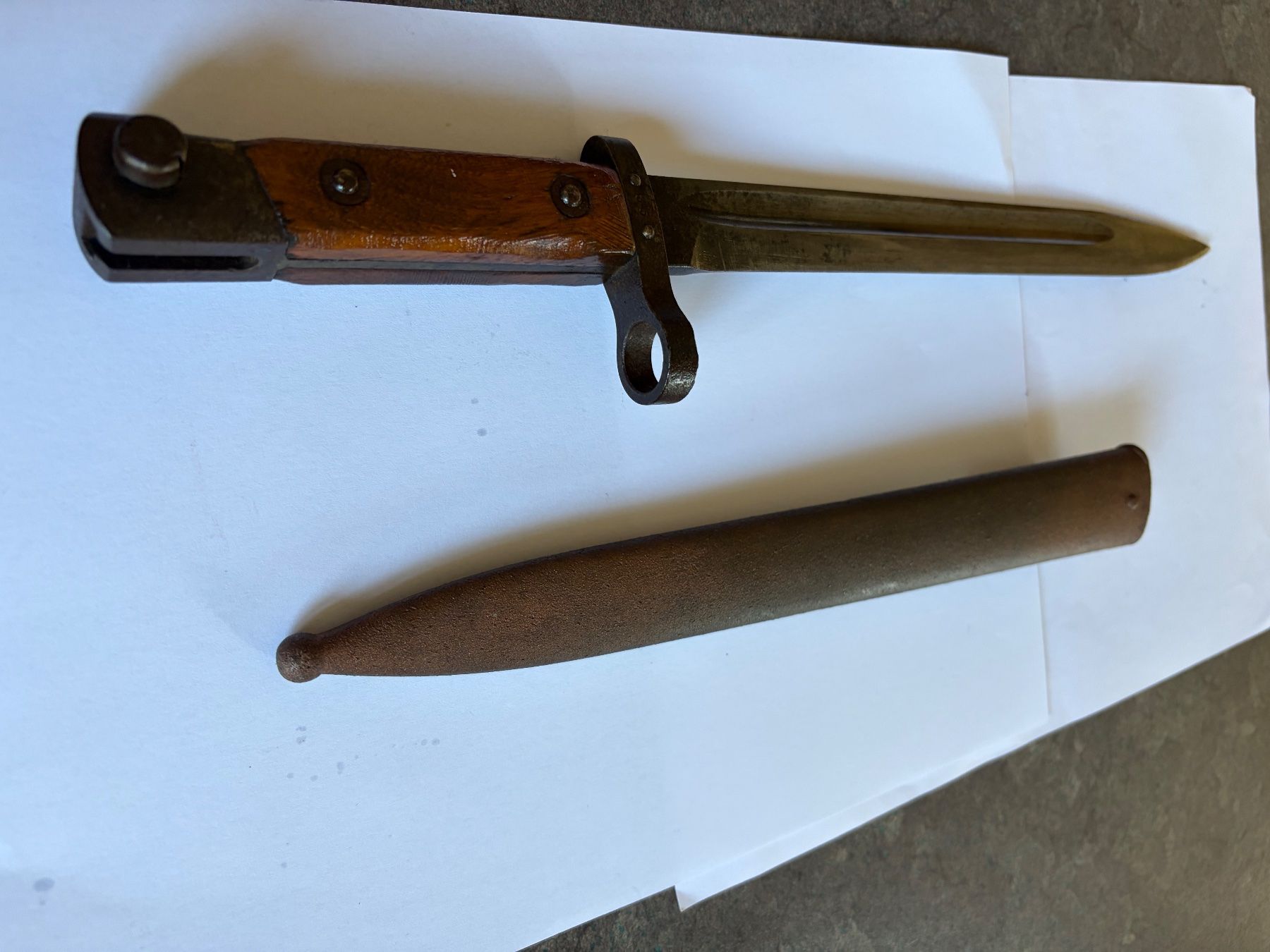 Schweizer Armee Stichwaffen: Baïonnette ancienne armée Suisse – Gebraucht aus riddes von lauali01 4