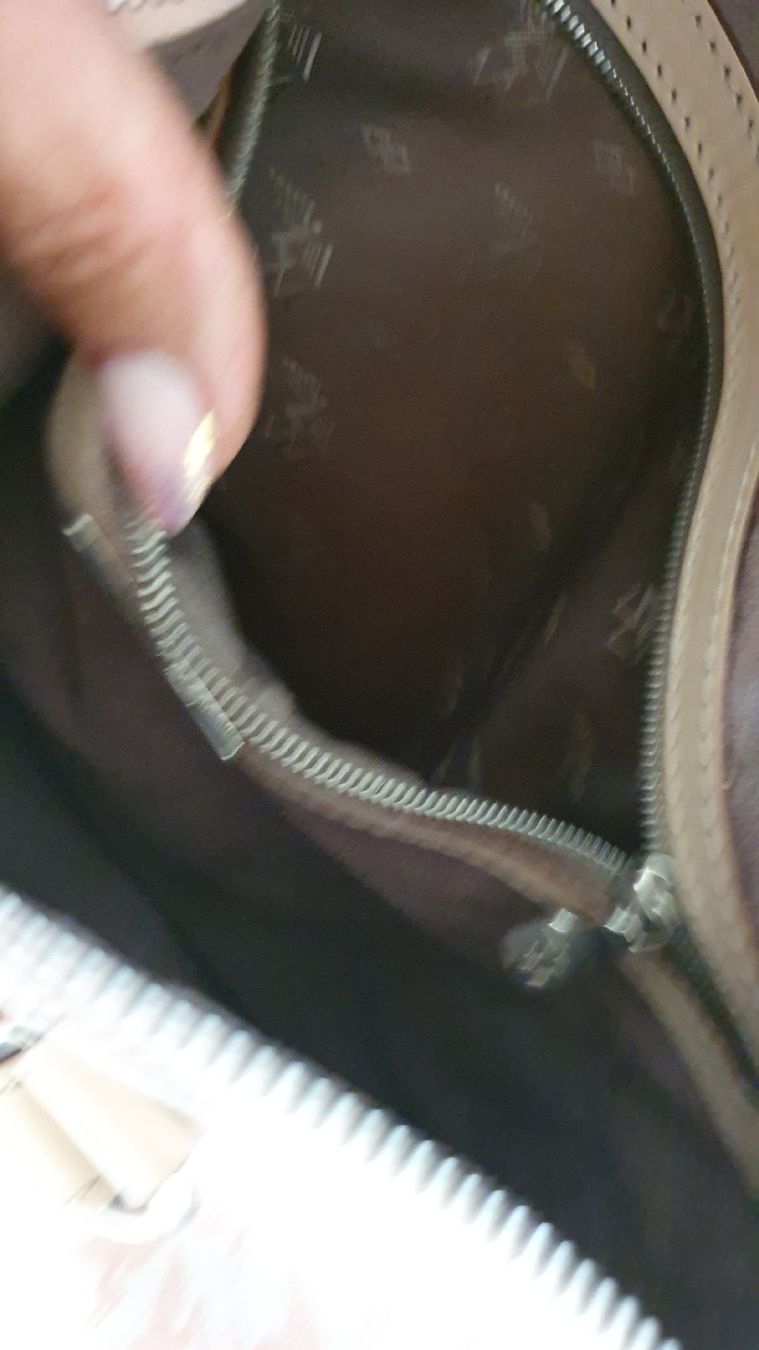 Maison Mollerus Borse da donna: Mollerus Handtasche rosa/weiss Top! – Usato da Laufenburg venduto da megane1959 6