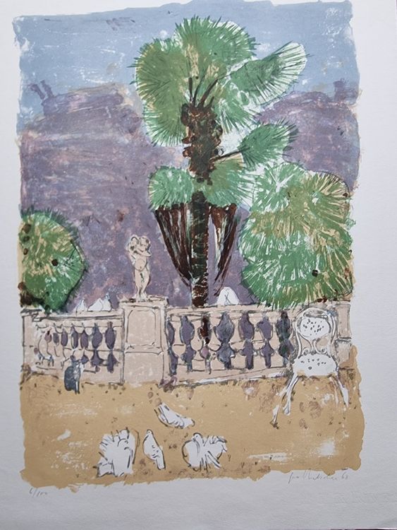 GEO BRETSCHER LITHOGRAPHIE SIGNIERT NUMMERIERT 1
