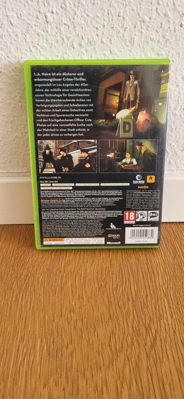 Microsoft Giochi: Xbox 360 - L.A. Noire – Usato da Münsingen venduto da DigitaleSpielecke 1