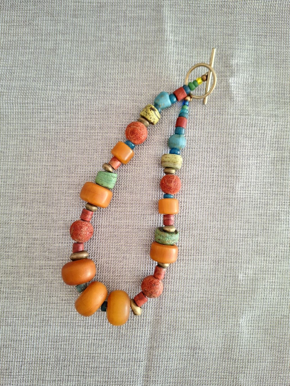 Colliers: Collier bohème multicolore à grosses perles – Neuf (Voir description) à Lutry par Sim_Sta 4