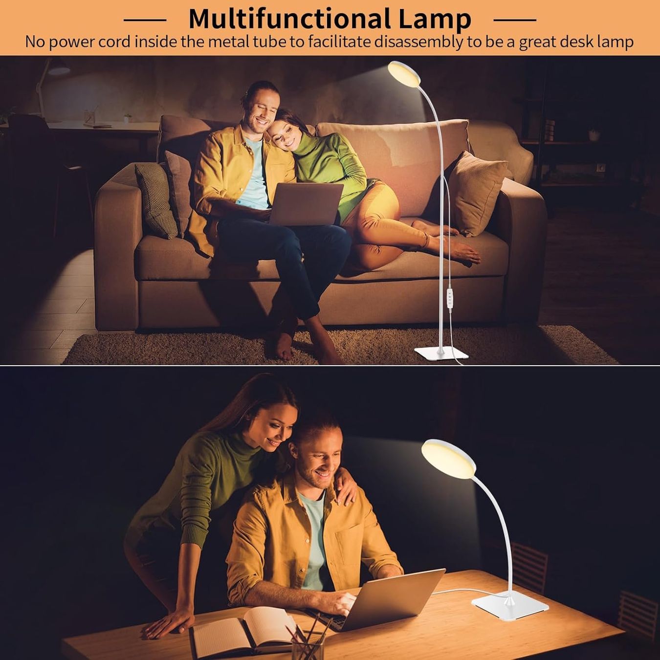 Lampade: Stehlampe, Leselampe, 3 Farbtemperaturen und 10 Helligkeiten – Nuovo e nell'imballaggio originale da Zürich venduto da MueDes 1