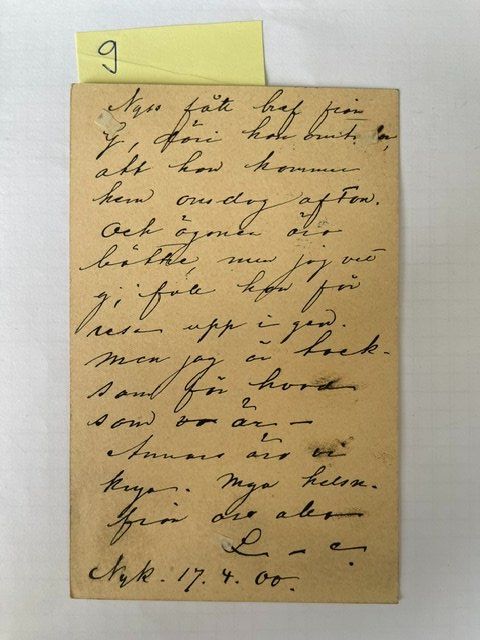 Ansichtskarten: Historische Postkarte Schweden 1900 – Gebraucht aus Niederwil AG von dahu75 1