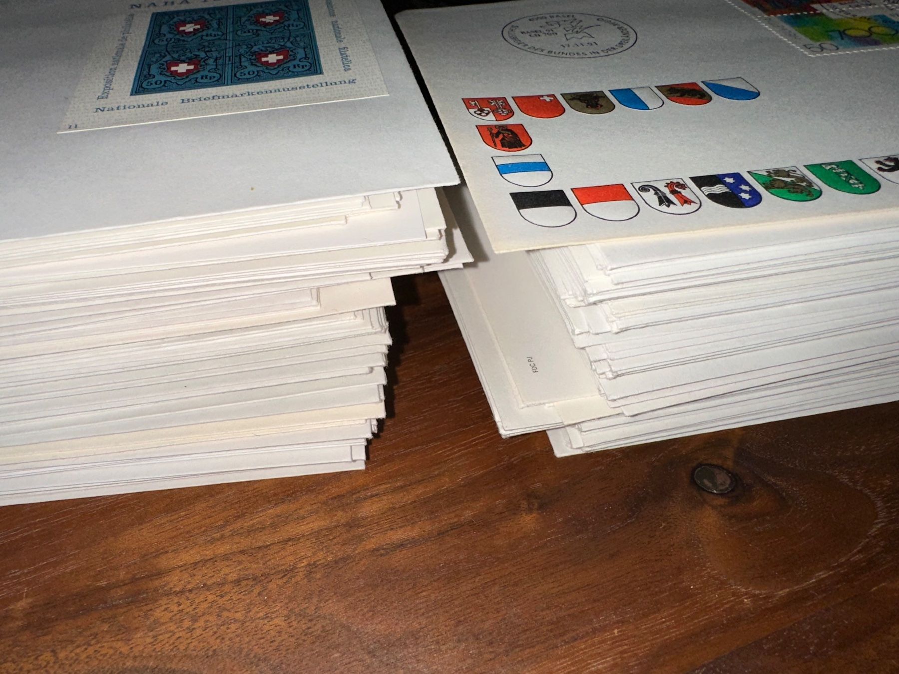 Tutti i francobolli: FDC Ersttagsumschläge ca. 125 Stk. – Usato da Stettfurt venduto da 2442 7