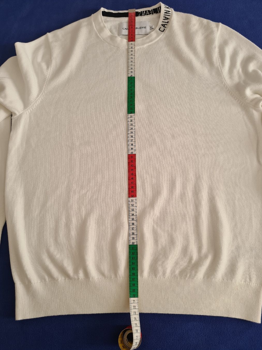 Calvin Klein Maglioni & Felpe: Calvin Klein Jeans Pullover Gr. XL, weisser Herrenpulli Neu – Nuovo e nell'imballaggio originale da Winterthur venduto da Jana1701 6