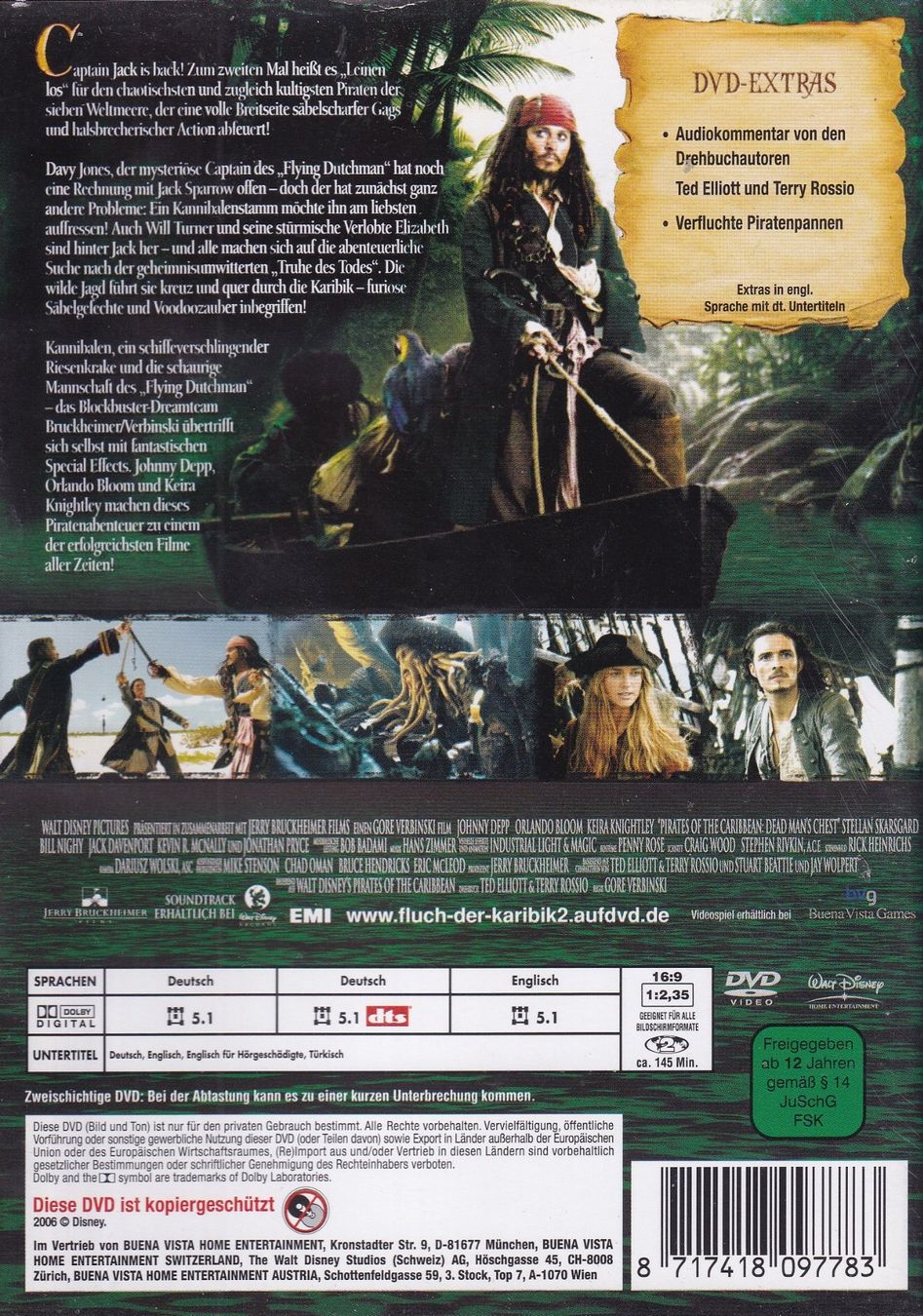 Tutti i DVDs: DVD ab Fr. 1.--, Fluch der Karibik 2 – Usato da Lausen venduto da Mondeo10628 1
