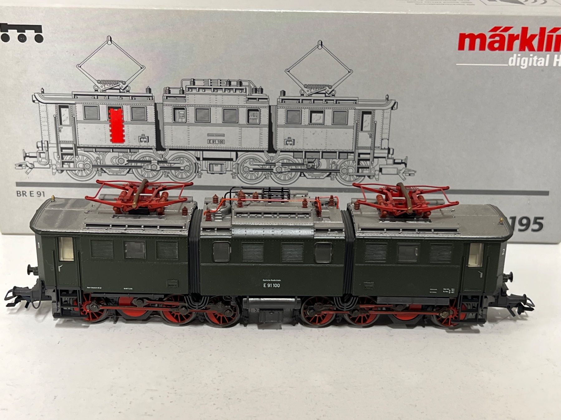 Märklin Trains électriques: Märklin 39195 BR E 91 Digital Sound – Neuf (Voir description) à Neuenhof par ludovicco 2
