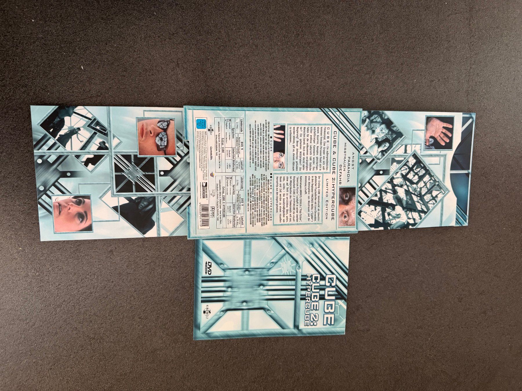 Tous les DVDs: CUBE / CUBE 2: Hypercube Limited Edition DVD's DE/EN – D'occasion à Fribourg par tschjoly 5