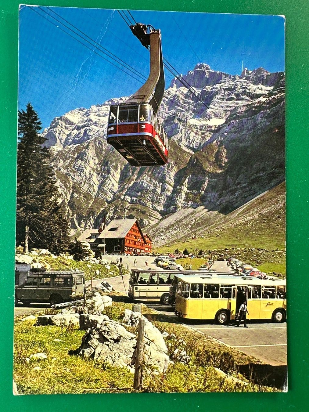 Cartes postales: Schwägalp - Seilbahn - Oldtimer-Busse – D'occasion à Steg VS par _vinci_