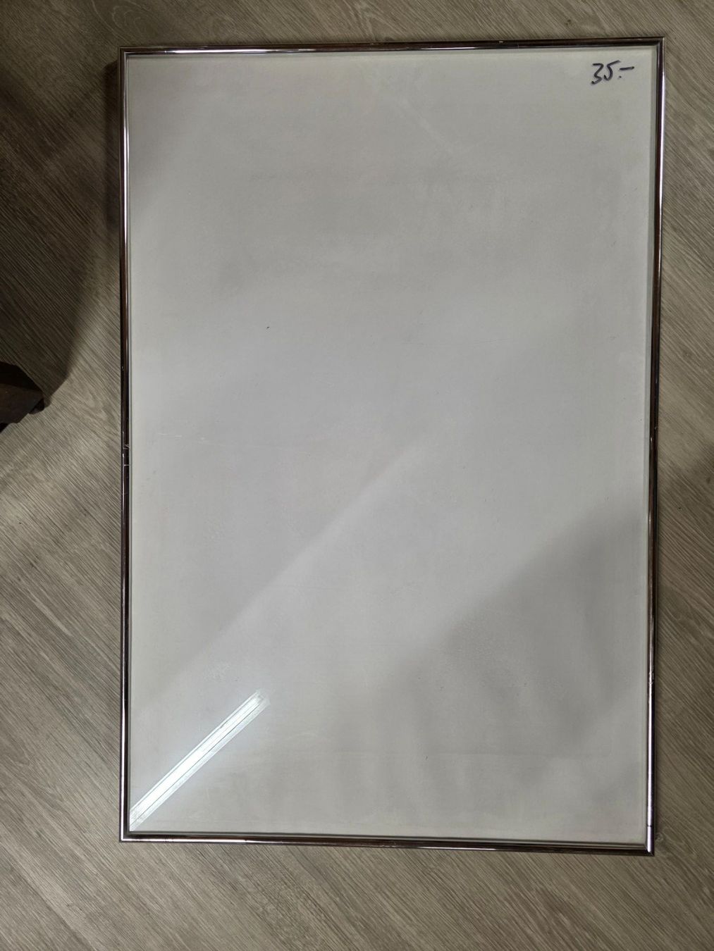 Cornici: Silberner Rahmen Bilderrahmen Wechsel Rahmen 62x93 cm – Usato da Walterswil BE venduto da Lonitti 1