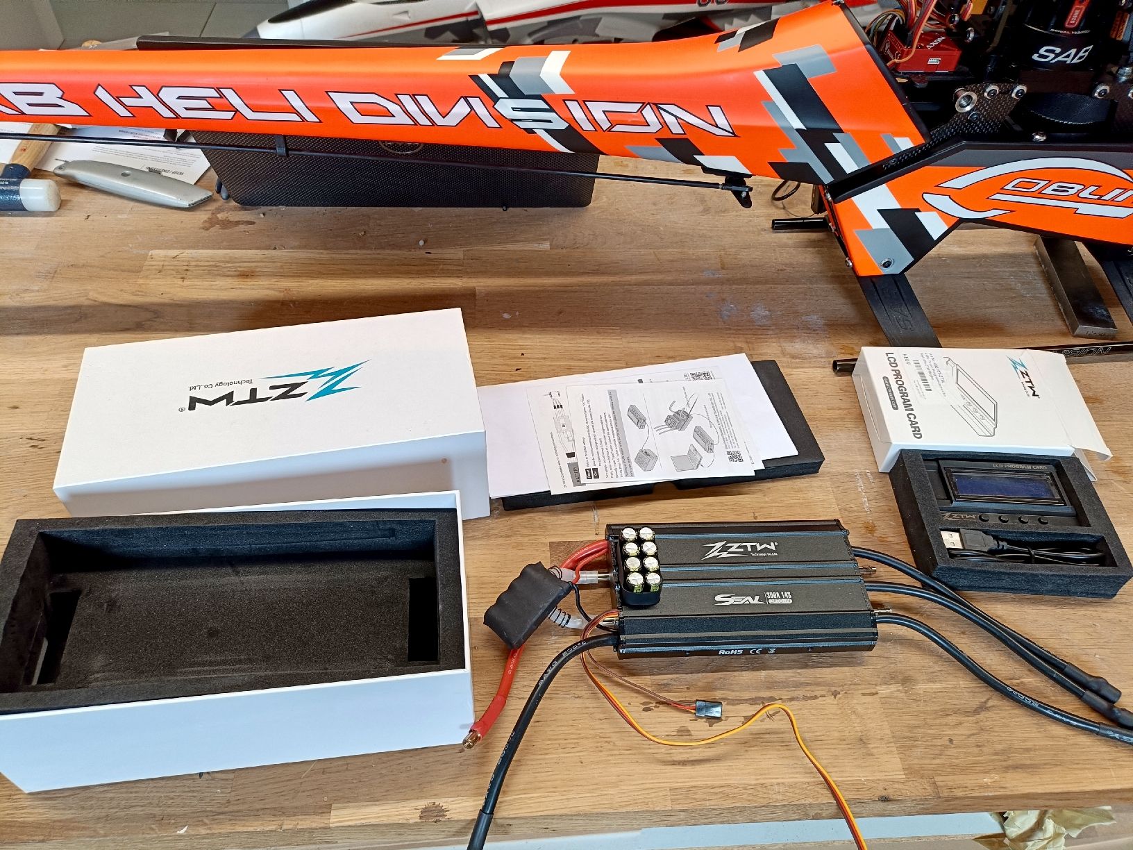 Modellismo RC: ZTW 300A Seal inkl. Progbox – Usato da Tenniken venduto da Mrsush