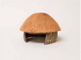 Kokosnuss Häuschen / Basteln Dekoration