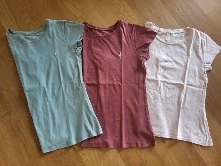 3 Damen T-Shirts Gr. S, Nikin & H&M