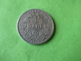 Dt. Reich 1906 F, 1 Silbermark
