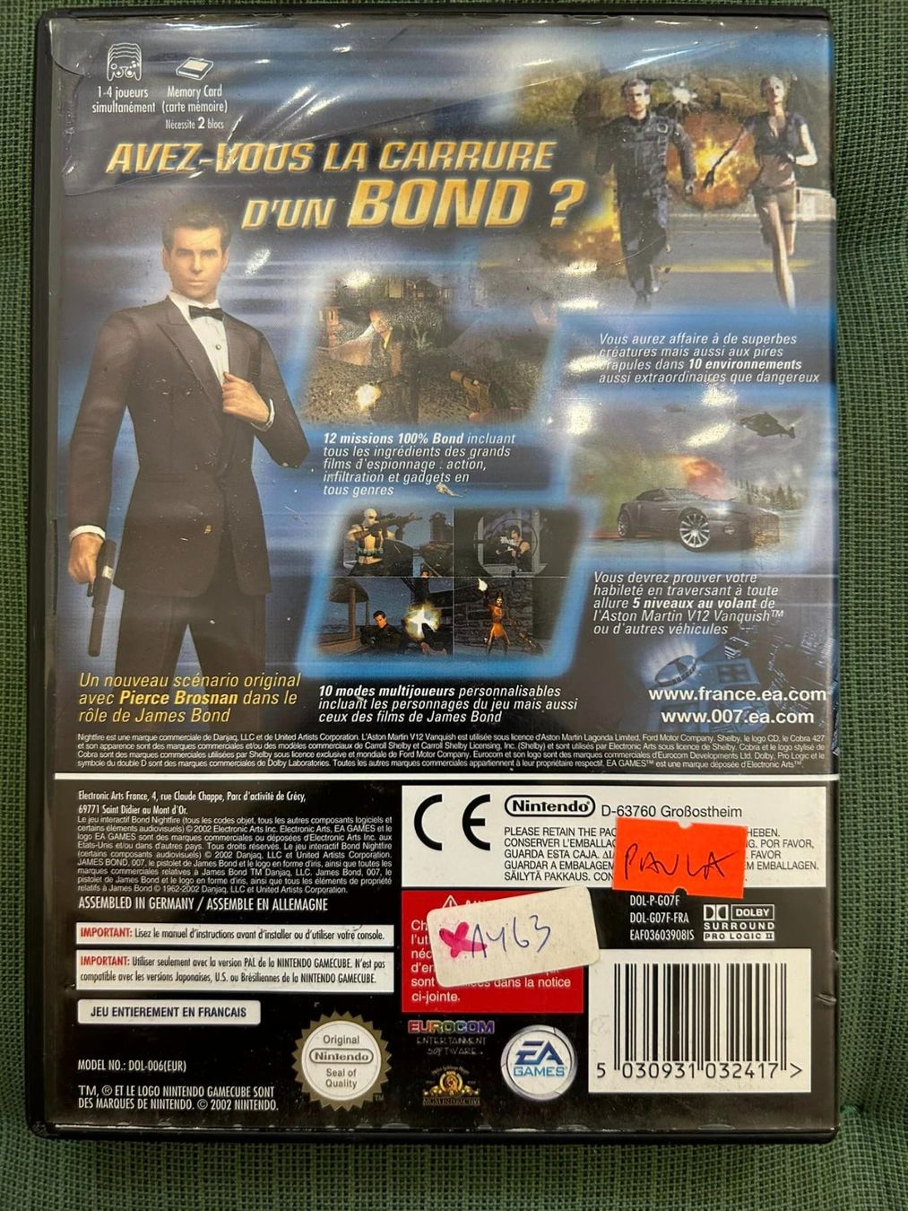 Nintendo Spiele: 007 NightFire GameCube – Gebraucht aus Giubiasco von  1
