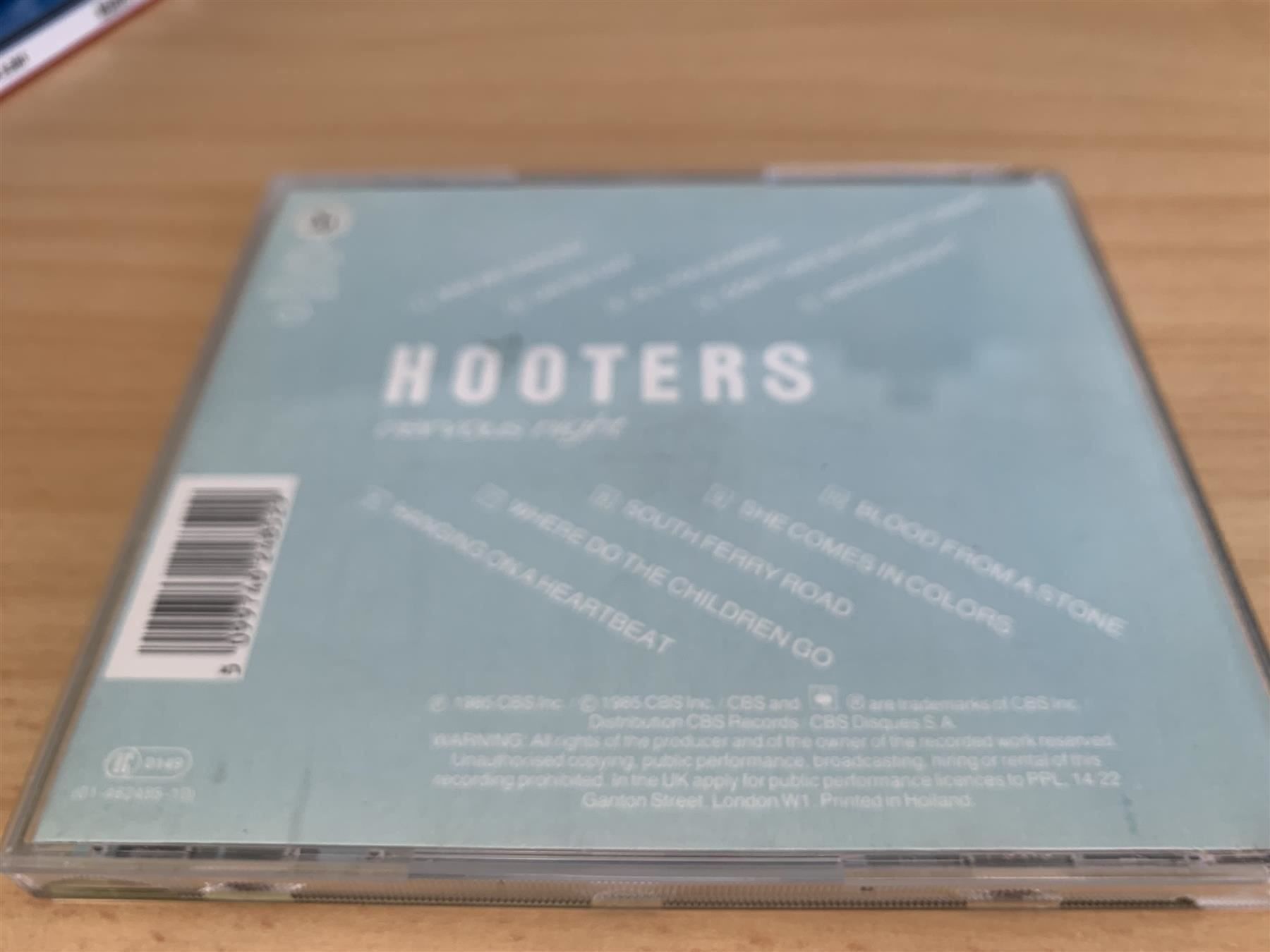 CD: Hooters – Nervous Night – Usato da Rikon im Tösstal venduto da Alpenmutz 1