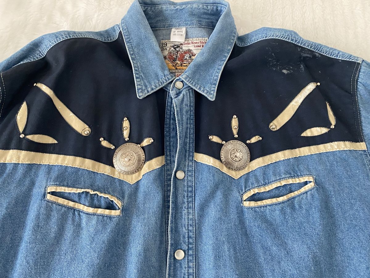 Camicie: Jeanshemd - Stil Cowboy – Difettoso da Unterterzen venduto da bac_287t 2