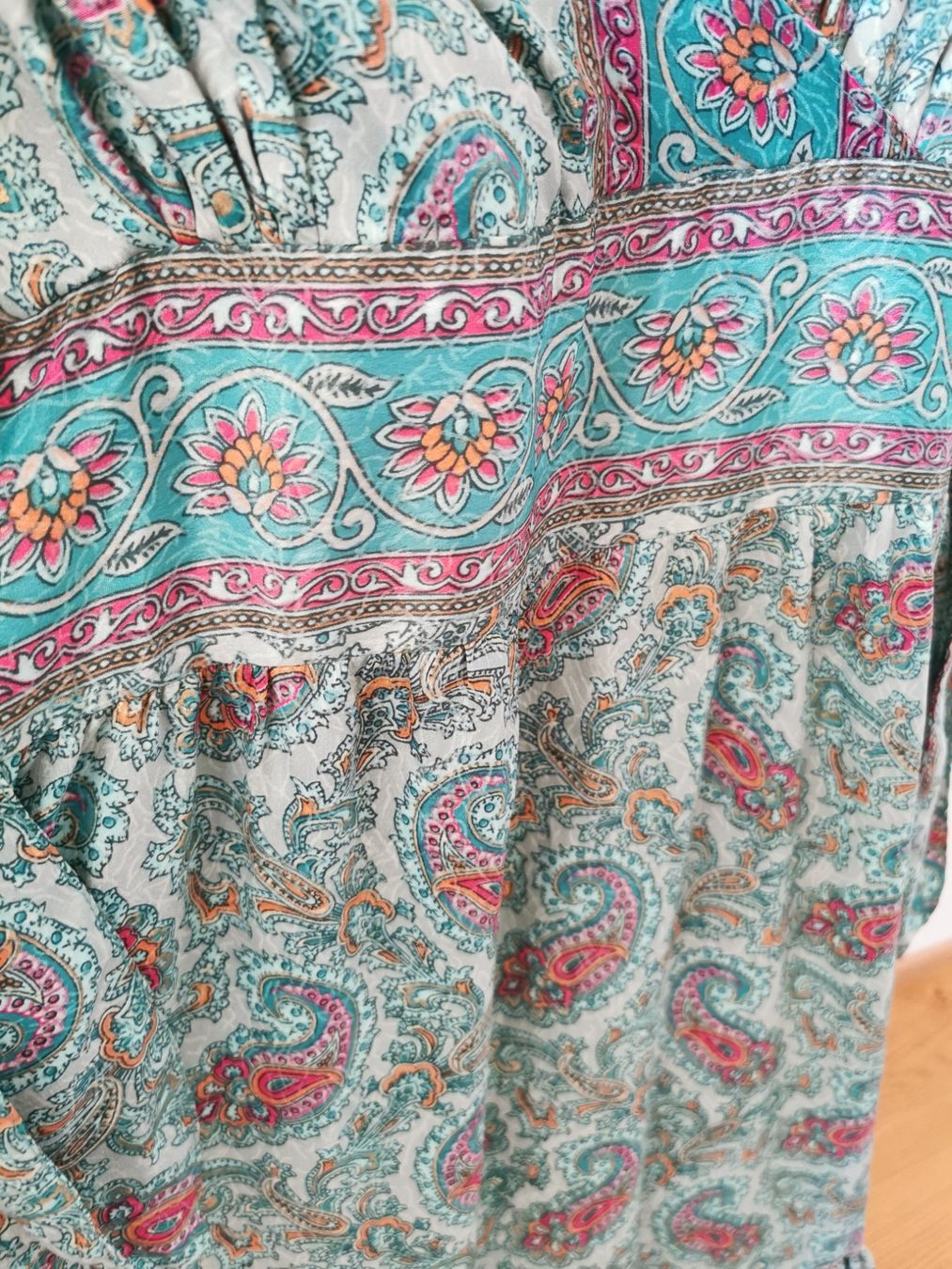 Robes: Maxikleid mit Seide – D'occasion à Magden par 7Sibylle 1