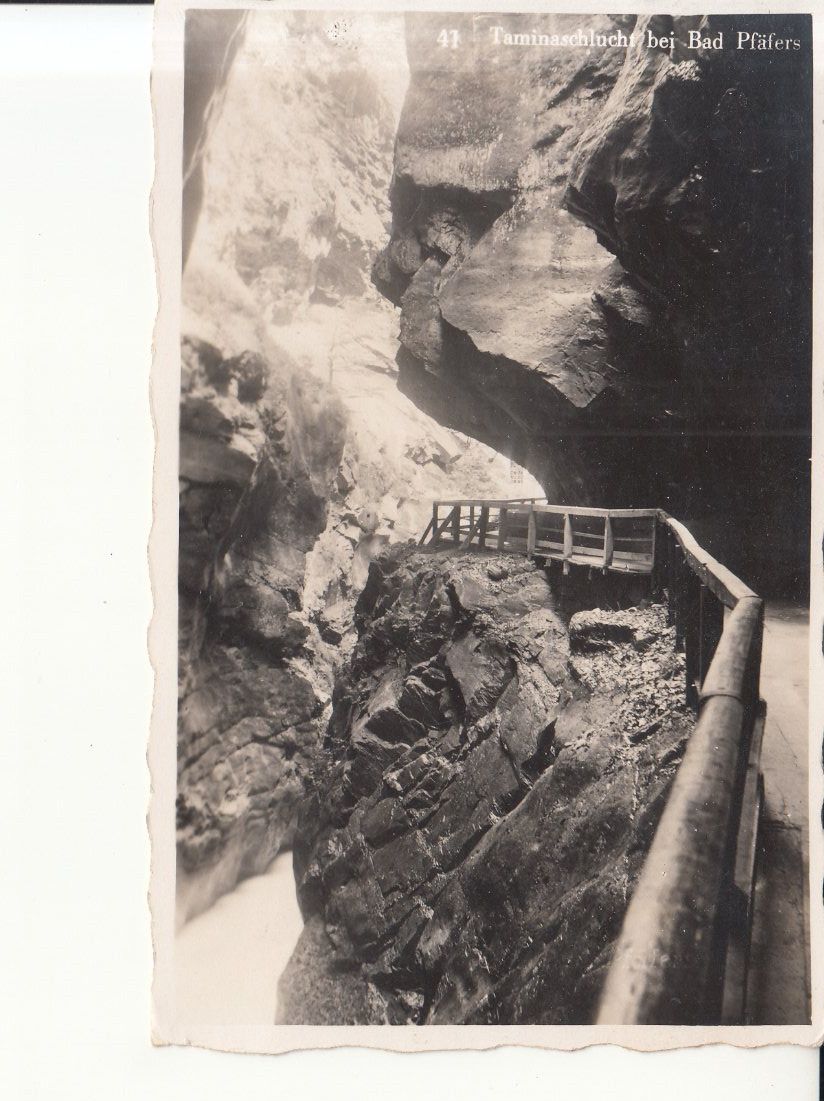 Cartoline postali: Taminaschlucht 1933 – Usato da Bürglen TG venduto da StampGraf