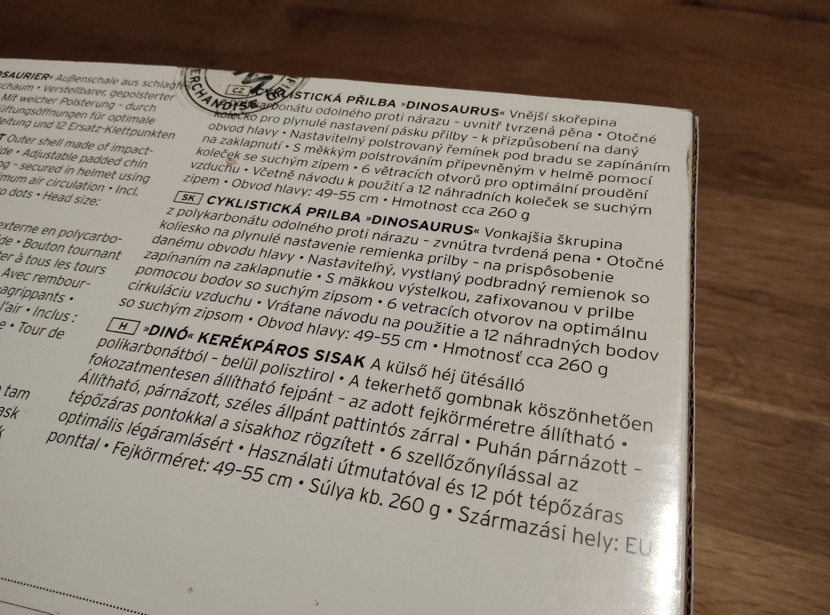 Caschi: Kinder-Velohelm "Dinosaurier" - neu und originalverpackt – Nuovo e nell'imballaggio originale da Zofingen venduto da Justice79 5