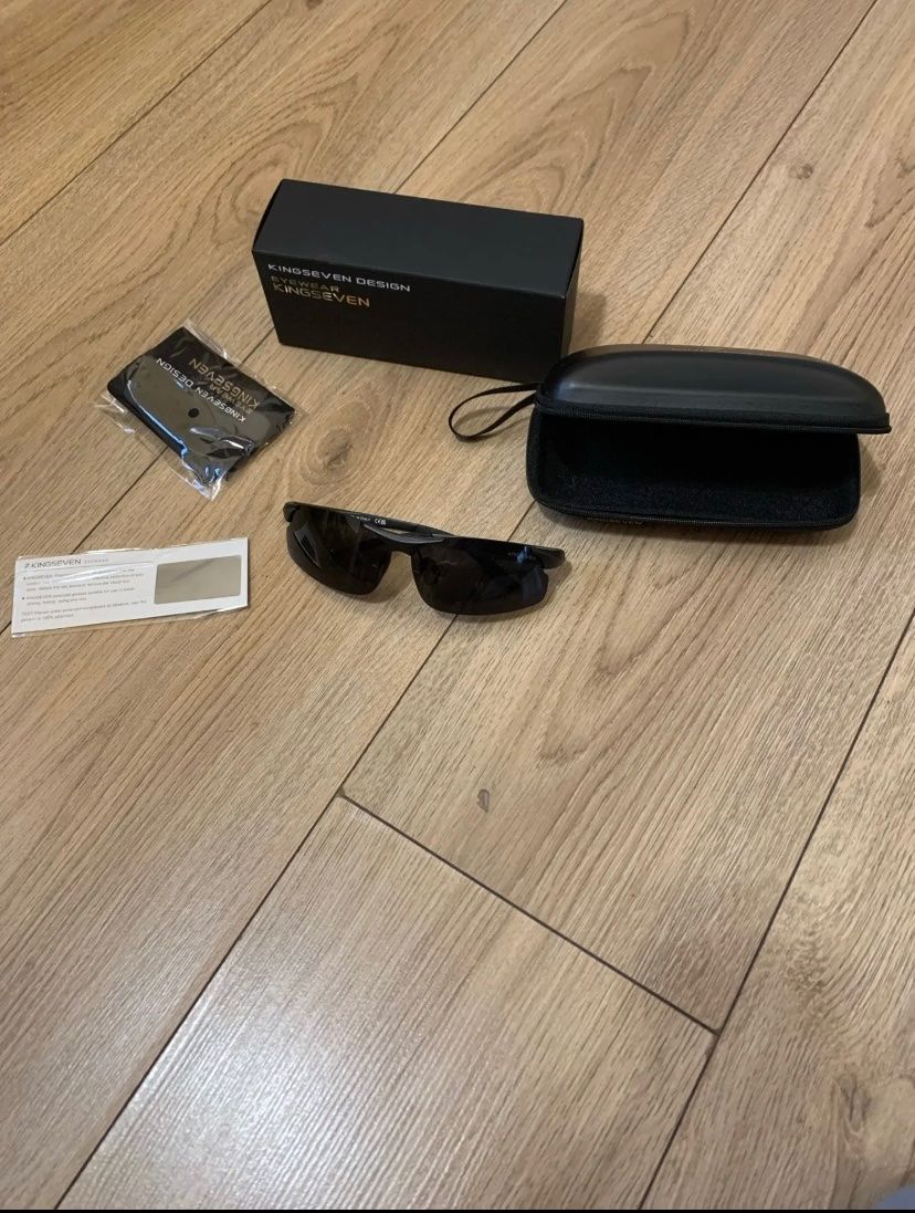 Occhiali & Lenti: Herren Sonnenbrille Kingseven Black – Nuovo e nell'imballaggio originale da Suhr venduto da sjay.Cv 8