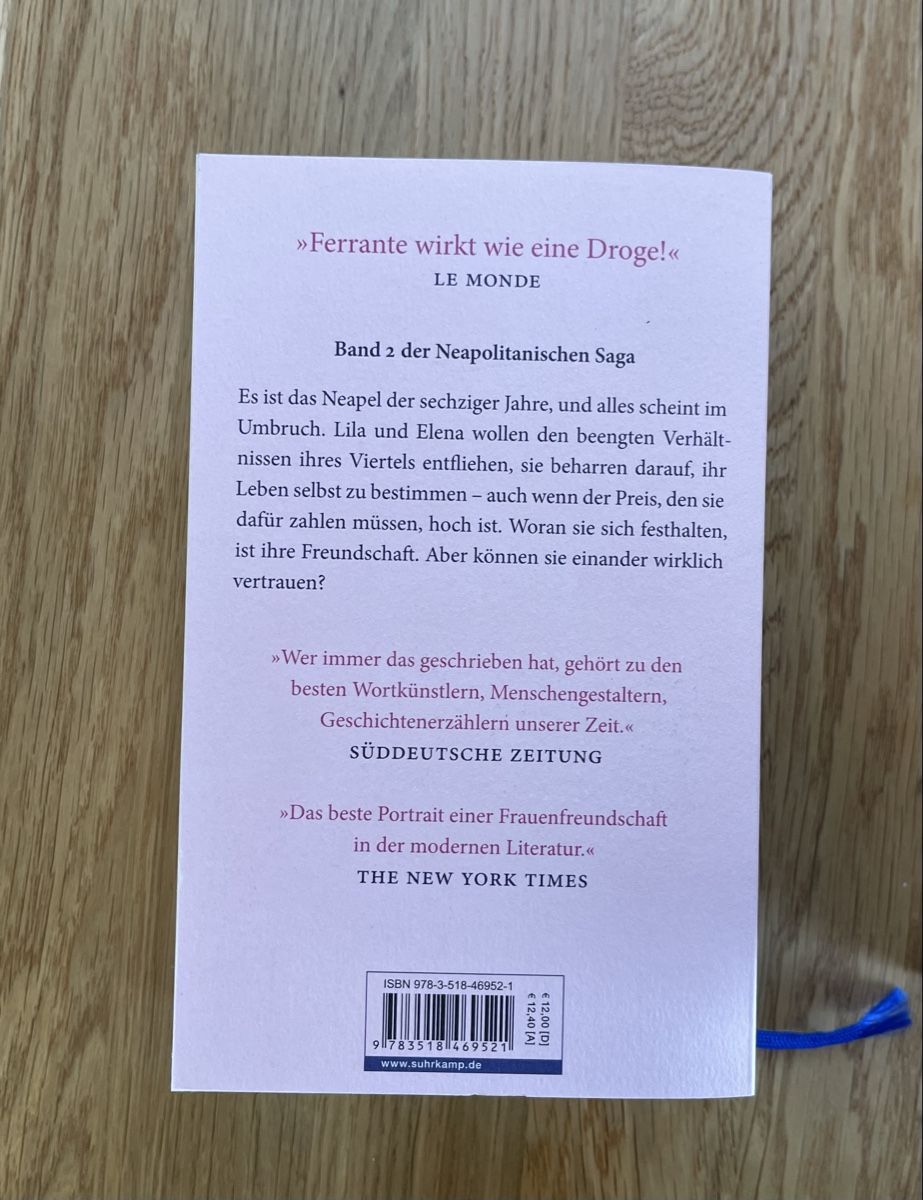 Bücher: Elena Ferrante: Neapolitanische Saga - 4 Bände – Gebraucht aus Arnegg von lara.andermatt 3