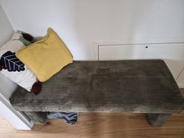 Comfy Olive Green Bench - New!