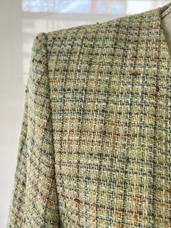 Jacke, Seide Leine Baumwolle Gr. 36 