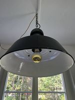 XXL Vintage Industrieleuchte - Fabriklampe Emaille