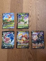 5x Jumbo Pokémon cards.