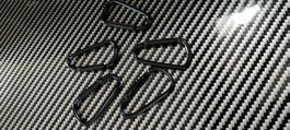 Haken-Wanderschnalle Typ D Karabiner Haken (5 Stück)