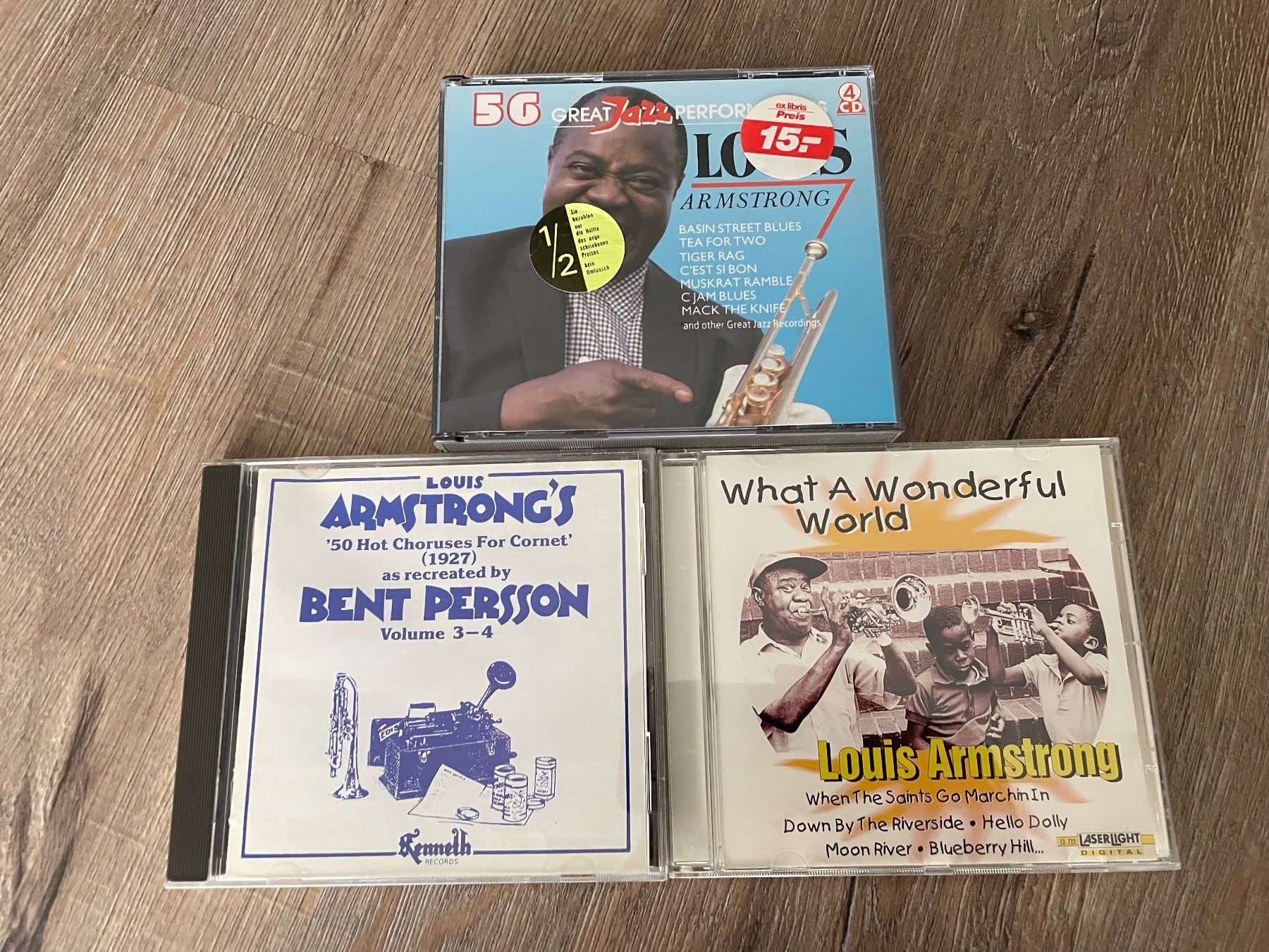 CD: 3x Louis Armstrong – Nuovo (secondo la descrizione) da Reinach AG venduto da trigger7811