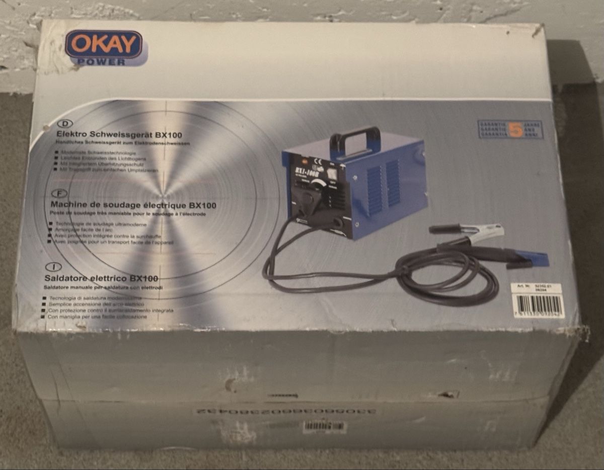 Saldatori: Elektro Schweissgerät BX100 OKAY-POWER – Nuovo (secondo la descrizione) da Bern venduto da lir_vll2