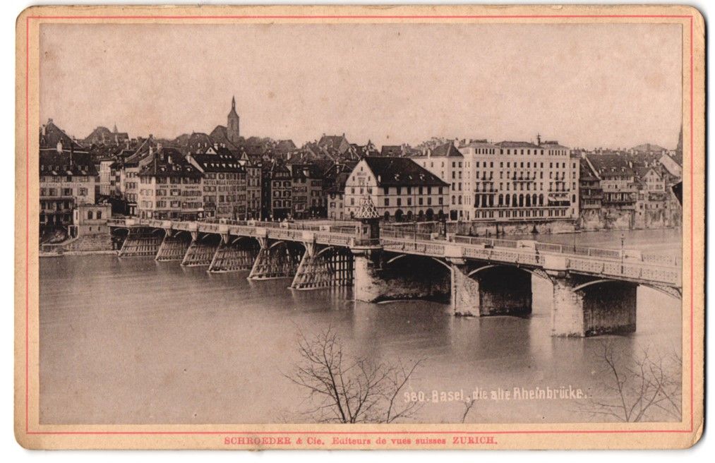 Fotografie &  Plakate: Fotografie Basel, Blick über die alte R – Gebraucht aus Berlin von bartko-reher