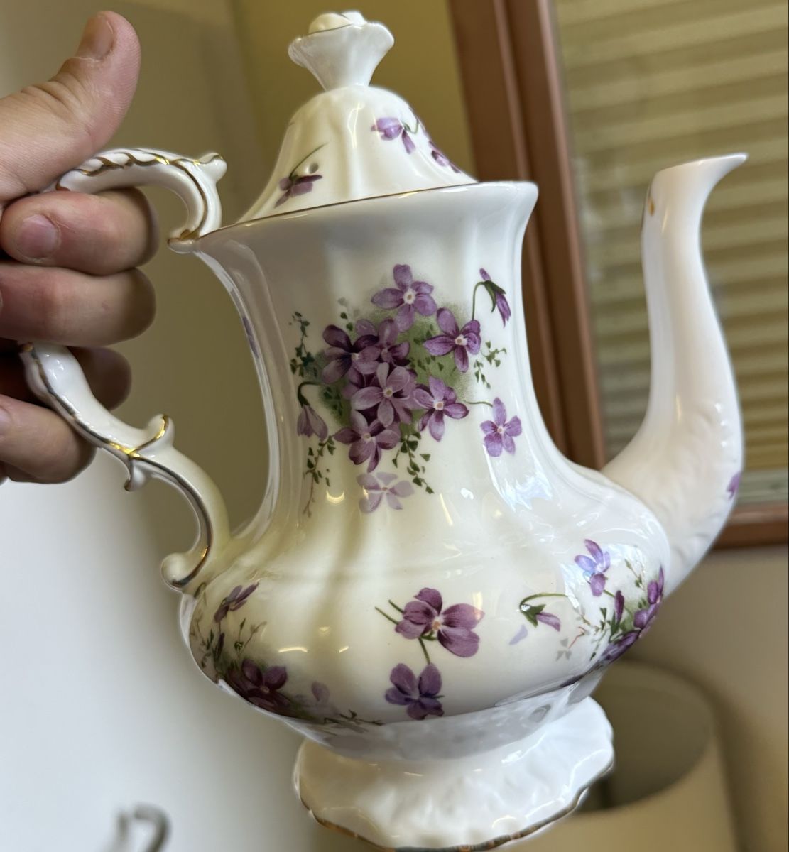 Set di piatti: Hammersley Victorian Violets Bone China Kaffeeservice Englan – Usato da Wald ZH venduto da bestwatchussr 1