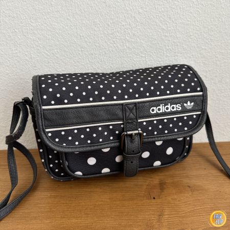 Adidas Umhängetasche Punkte Schwarz Weiss