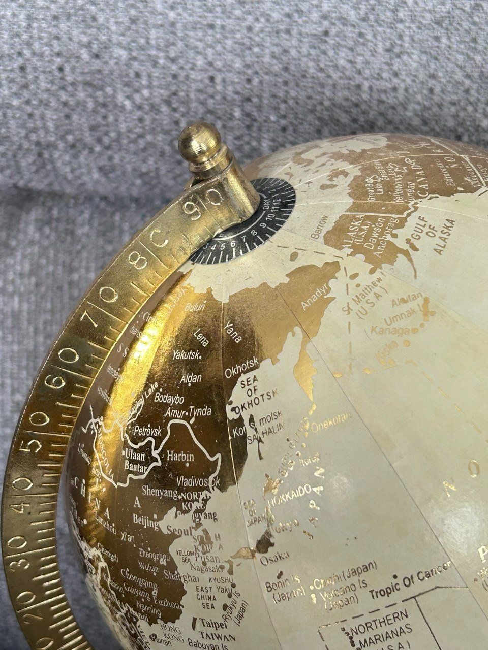 Altro in Decorazioni & Accessori: Mappamondo da tavolo vintage 26 cm – Usato da Giubiasco venduto da LorisVale 4