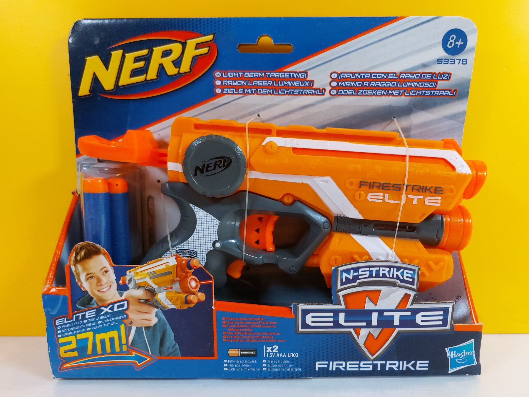 Nerf Spielzeuge: Nerf Elite Firestrike mit Lichtstrahl NEU – Neu und originalverpackt aus St.Gallen von TinasBauundSpiel