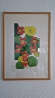 Aquarell Blumen Ferdinand Gehr gerahmt 40x60cm