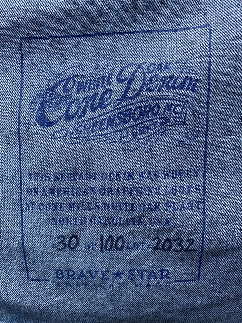 Giacche: Bravestar Selvage Cone Mills Denim Jacke – Usato da Zürich venduto da ffabove1990 3