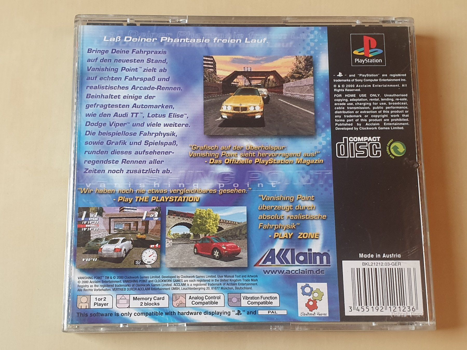 Sony Giochi: Vanishing Point – Usato da Stansstad venduto da collectorsshop 1