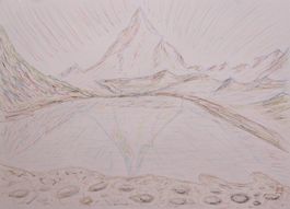 Zeichnung: Matterhorn I