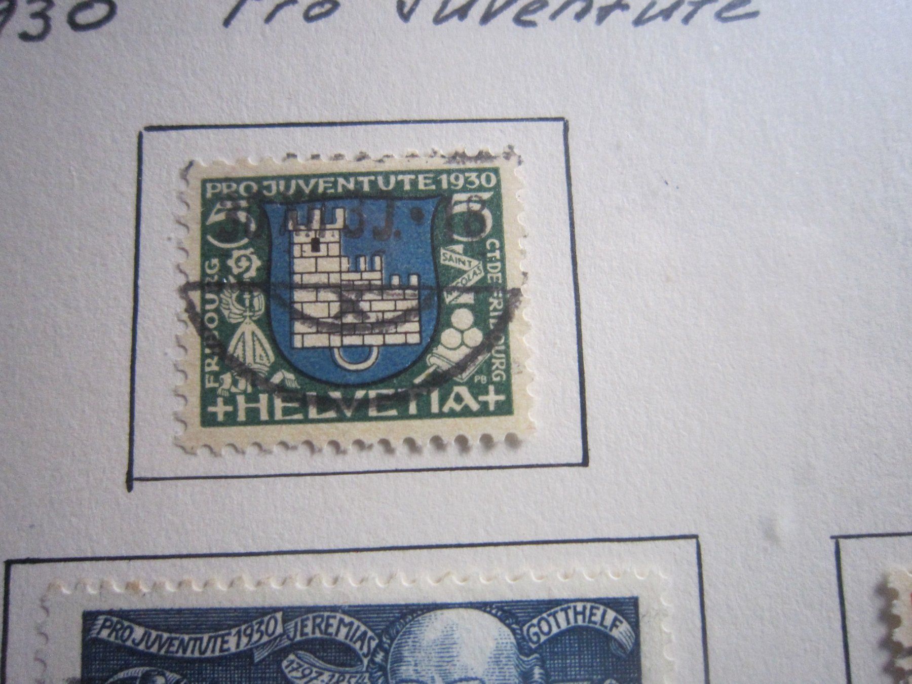 Alle Briefmarken: Mk3 Projuventute 1930 Serie – Gebraucht aus Gordola von Polentaefung 4