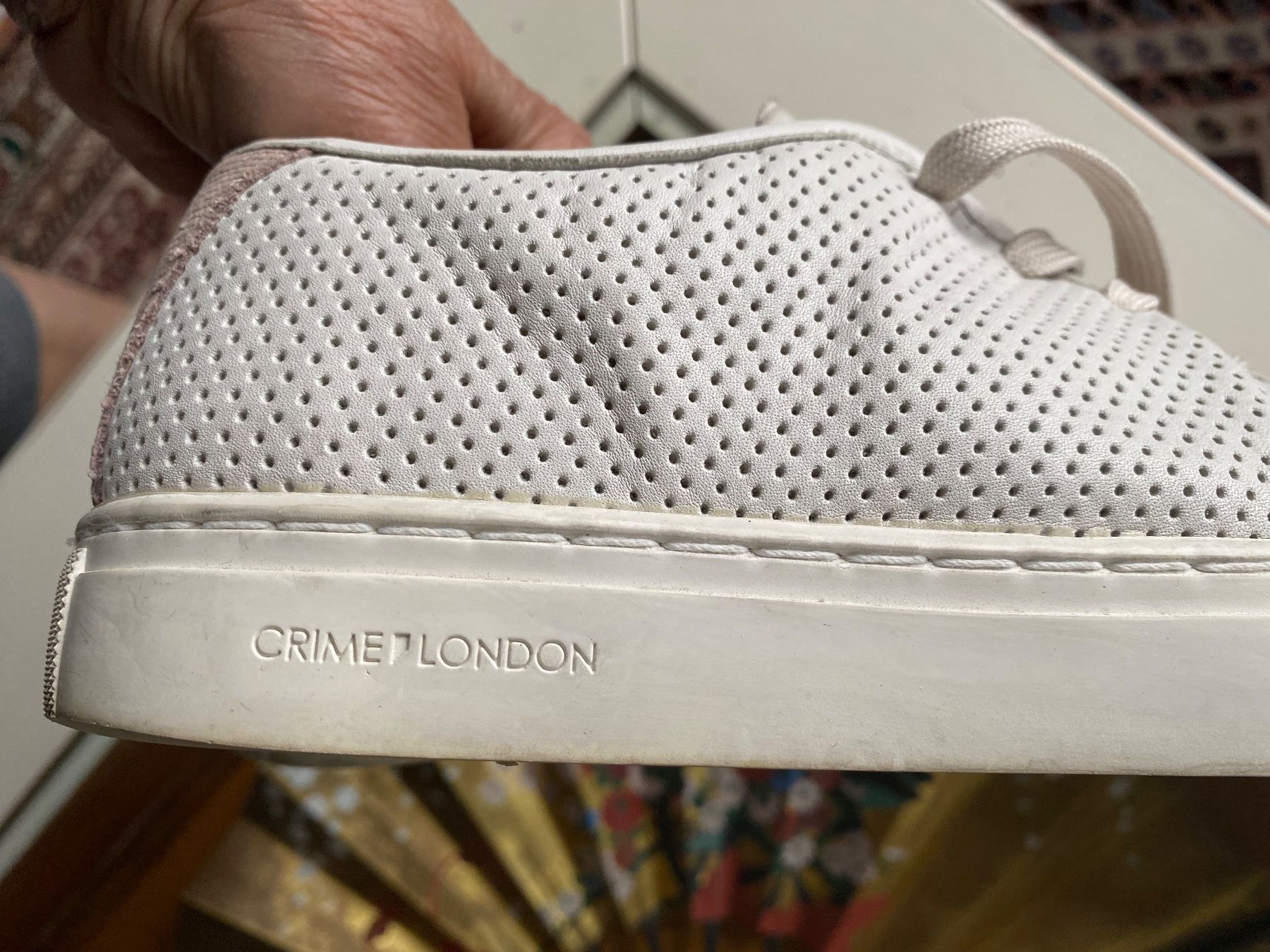 Scarpe da donna: CRIME LONDON weisse Echtleder Sneaker – Usato da Besazio venduto da lionheart63 1