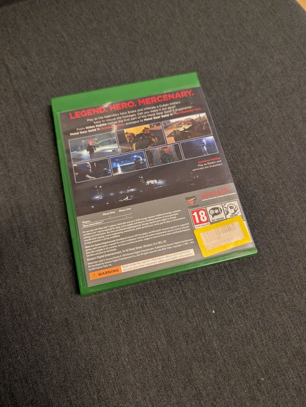 Jeux: Metal Gear solid V Microsoft Xbox one series x – D'occasion à Giubiasco par Tici__nerd_Giubiasco 1
