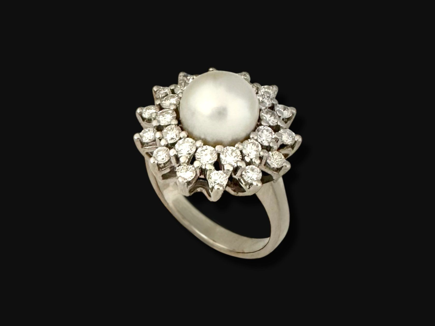 Bucherer Anelli: BUCHERER, Perlen - Diamant - Cocktailring – Usato da Zuzwil SG venduto da artimmo 2