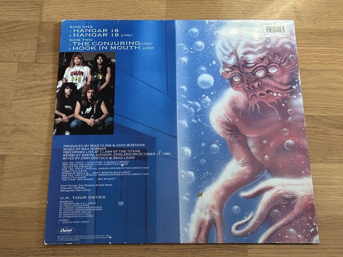 Dischi in vinile: Megadeth. 1991. Maxi. Limited Edition. Hangar 18 – Usato da Faulensee venduto da Mizuno06 3