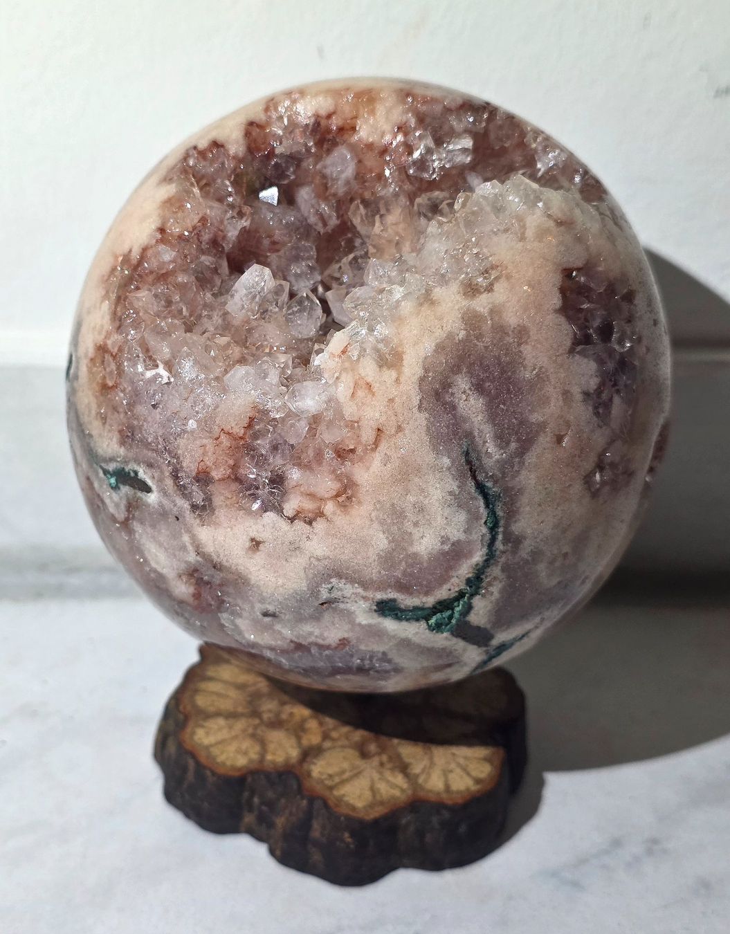 Minerali & Pietre curative: HQ Pink Amethyst Kugel 1.7kg – Nuovo e nell'imballaggio originale da Matzingen venduto da Shay_Crystalz 1